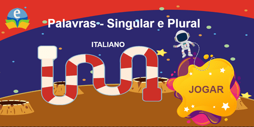 Imagem do jogo: Trilha - Plural, singular - Italiano