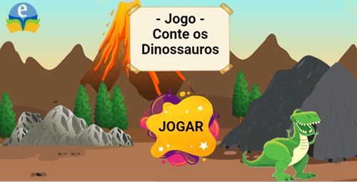Imagem do jogo: Conte os dinossauros
