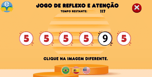 Imagem do jogo: Jogo de Reflexo e Atenção - números 5-9