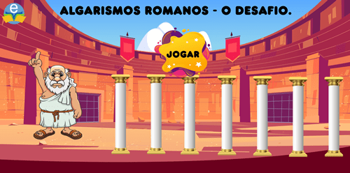 Imagem do jogo: Algarismos Romanos - DESAFIO.
