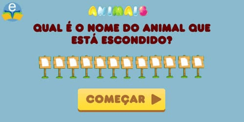 Imagem do jogo: Adivinhe qual é o animal?