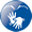 Imagem em formato de círculo azul com duas mãos, para informar que o site está preparado para pessoas que sabem libras (Língua Brasileira de Sinais).